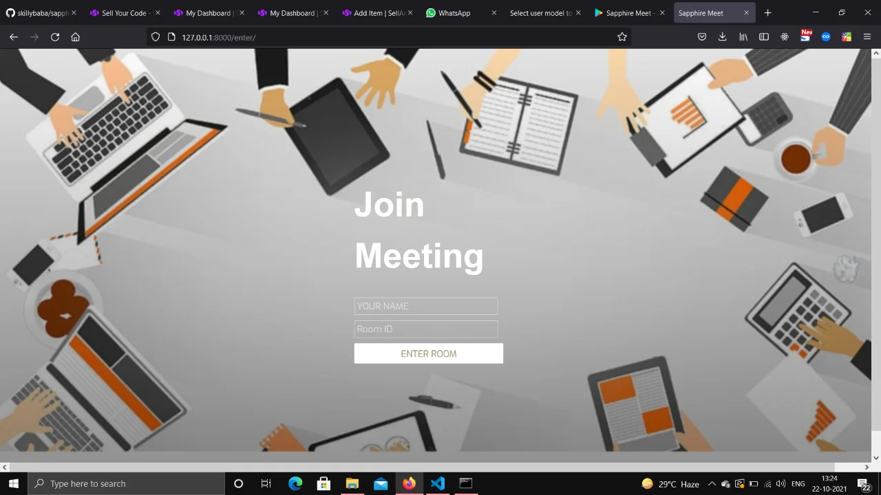 Conference Calling Application on Web-Platform — screenshot 2