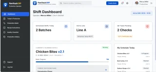 PawTrack ERP Enterprise Manufacturing System