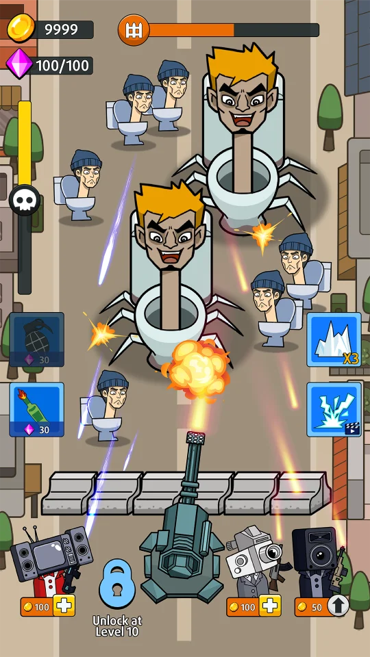 Toilet War - Zombie Defense — screenshot 3