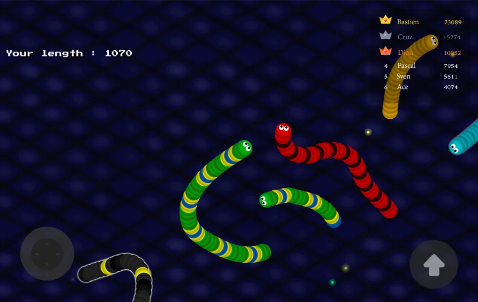 Slither.io - Unity Game Source Code Snake Battle Zone Game — screenshot 3