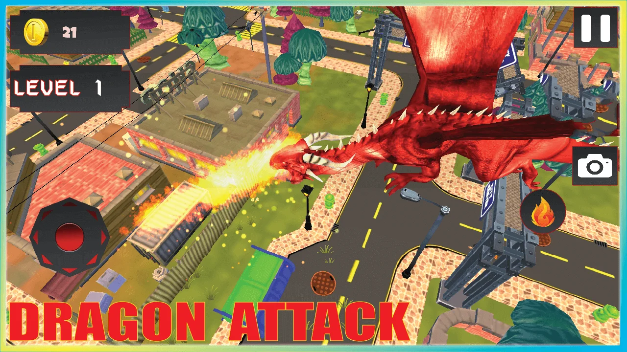 Flying Dragon City Destroyer: Dragon Simulator 64 Bit Source Code — screenshot 1