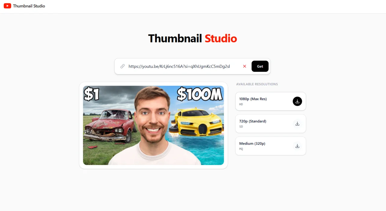 Thumbnail Downloader — screenshot 4