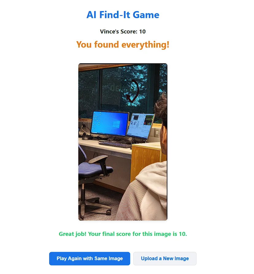 AI Image Object Finding Game — screenshot 1