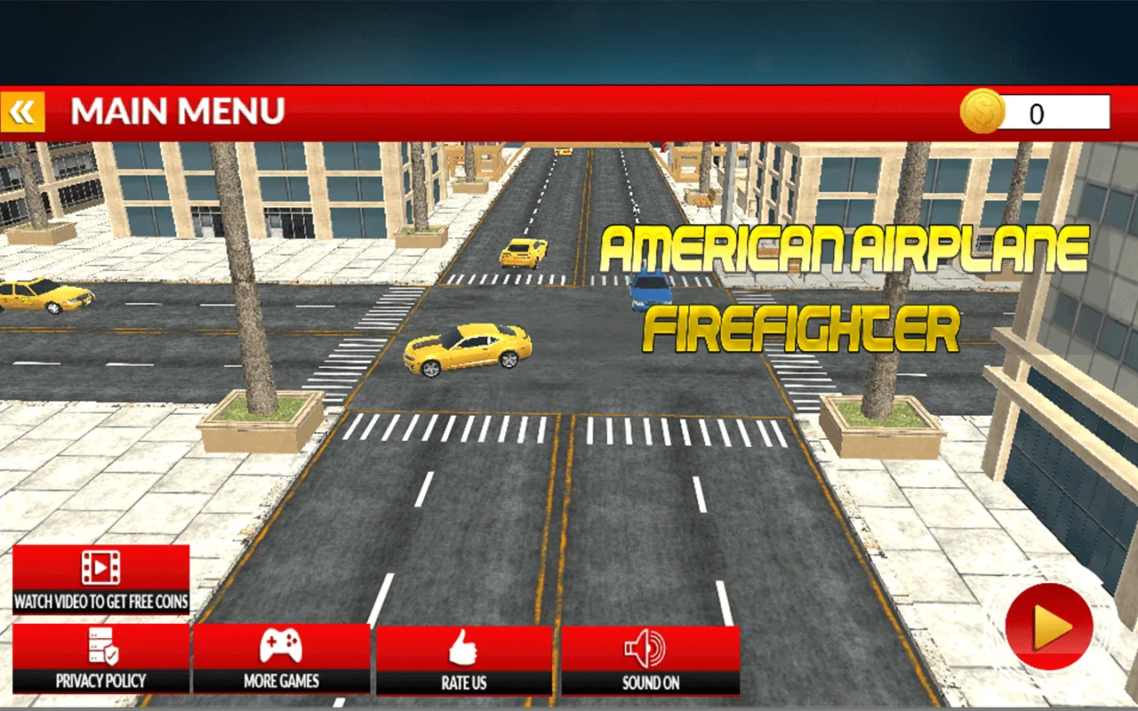 American Airplane Fire Fighter City - Ambulance Rescue — screenshot 1