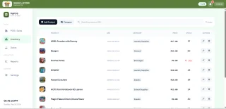 Complete Web-Based POS with Inventory, Sales, Debt Tracking, and Fully Reporting