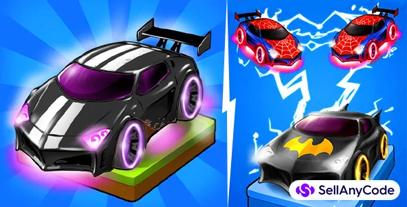 Merge Speed Cars: Unity Project — cover