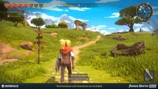 Fantasy Warrior HUD - Synty INTERFACE - GUI