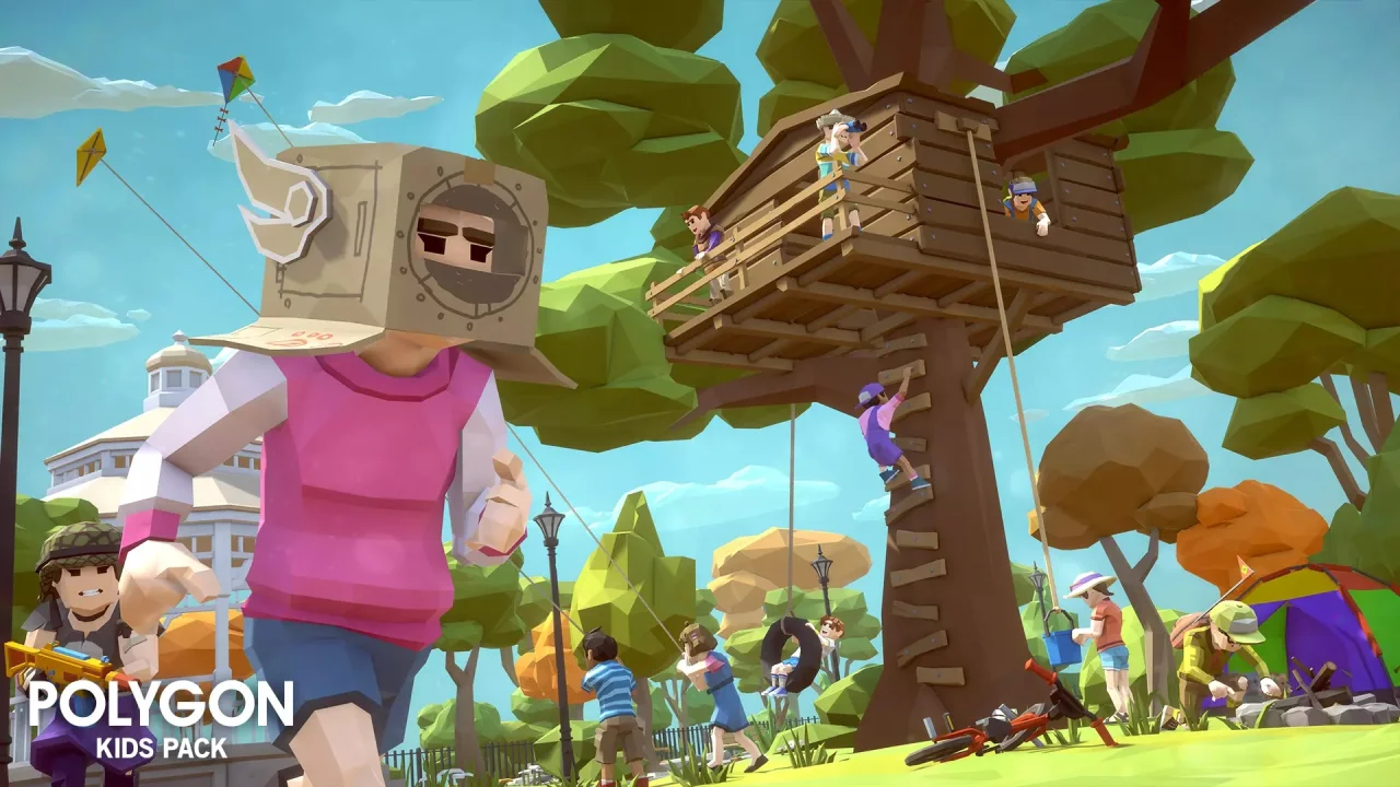 POLYGON Kids - Low Poly 3D Art by Synty — screenshot 10