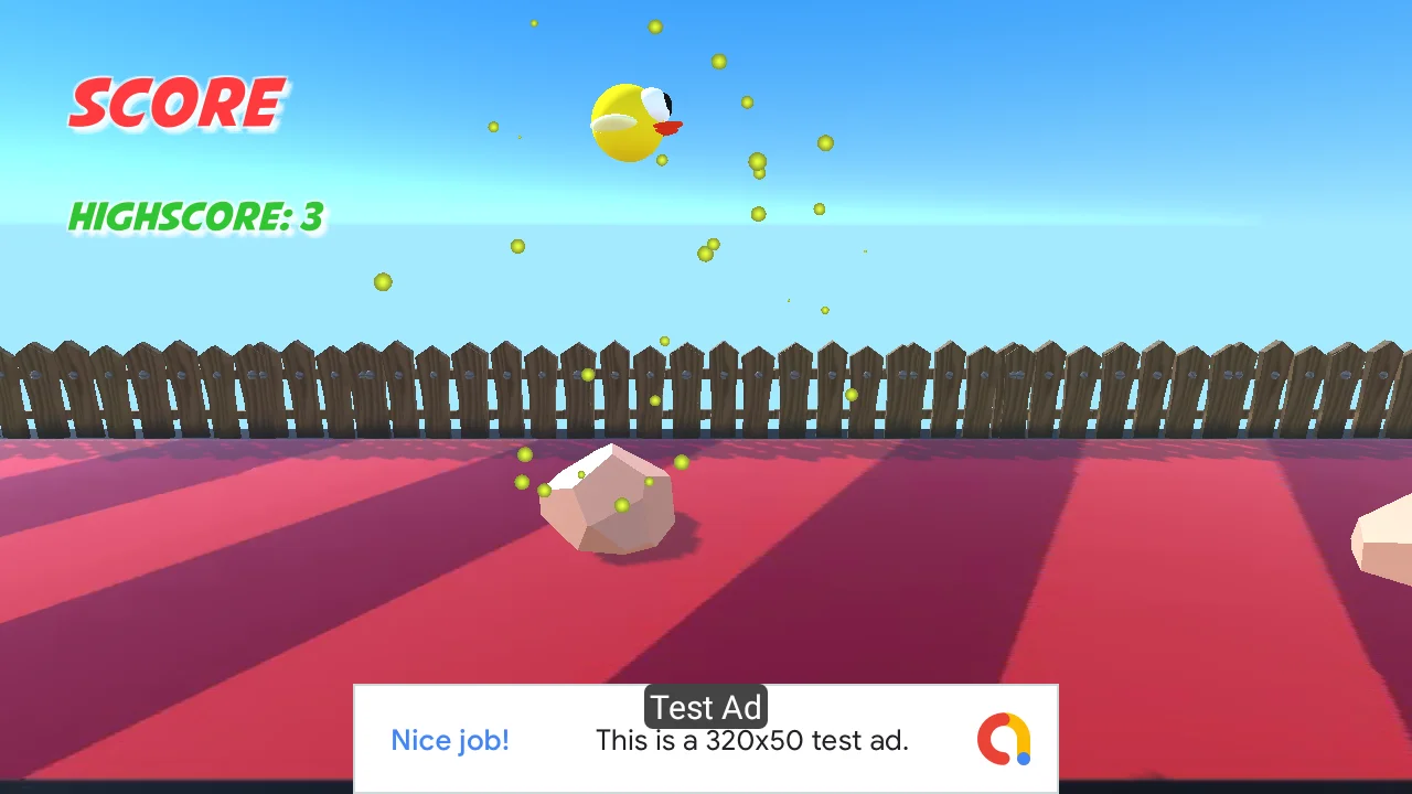Yellow Bird 3D (Unity+AdMob+Android+iOS) — screenshot 2