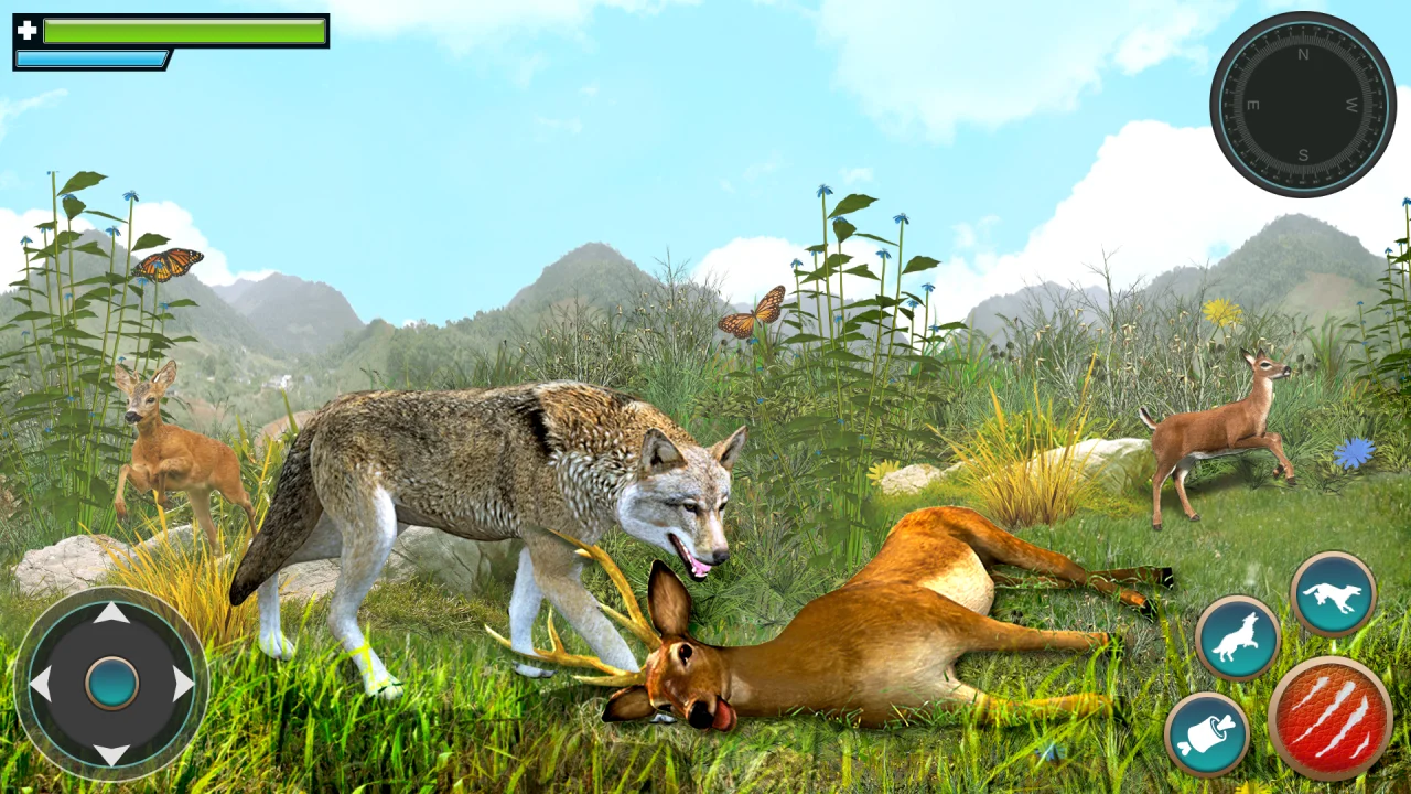 Wolf Simulator Attack Games 3D — screenshot 2