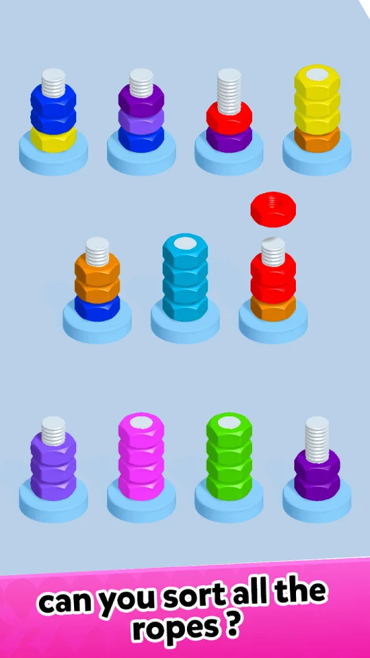Nuts Bolts Sort — screenshot 2