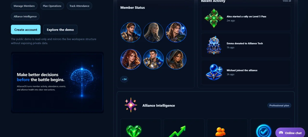 AllianceOS - Gaming Alliance Management SaaS — screenshot 5