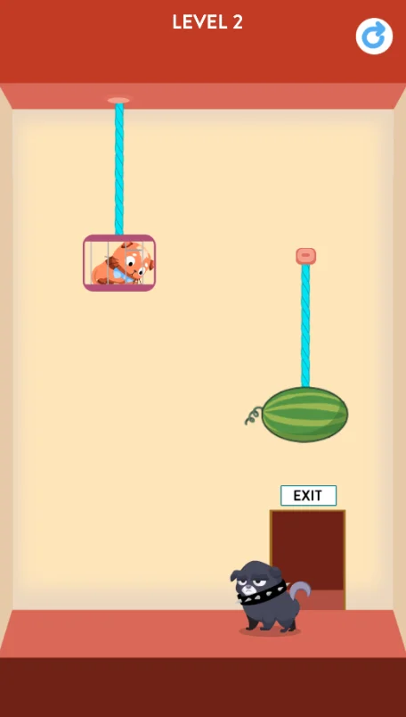 Rescue Kitten - Rope Puzzle — screenshot 1