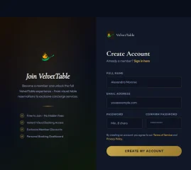 VelvetTable PHP Luxury Hotel & Restaurant Booking Template