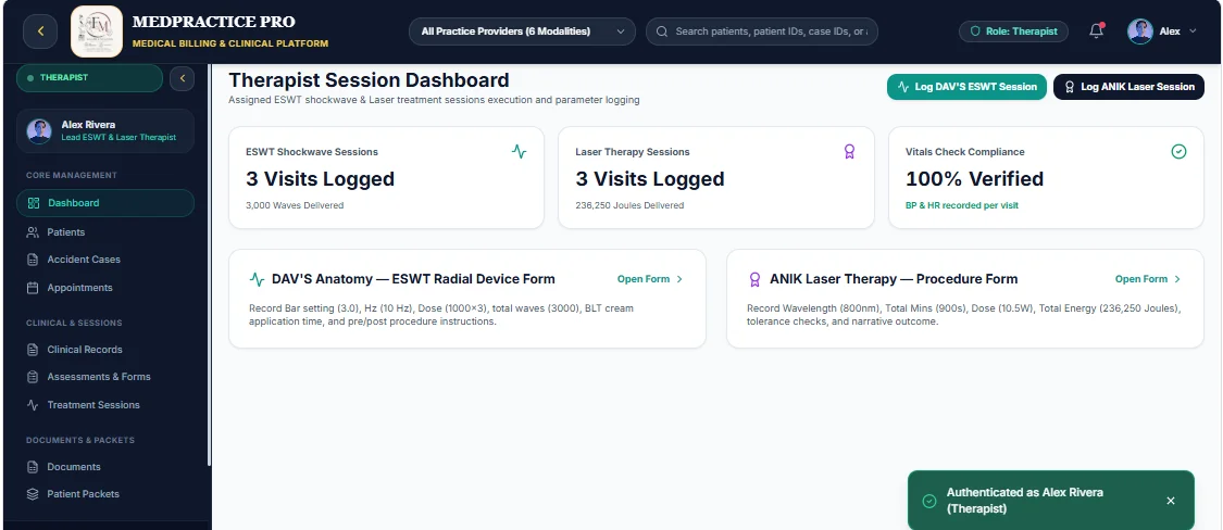 MedCare Pro - Medical Billing & Healthcare Practice Dashboard Template — screenshot 5