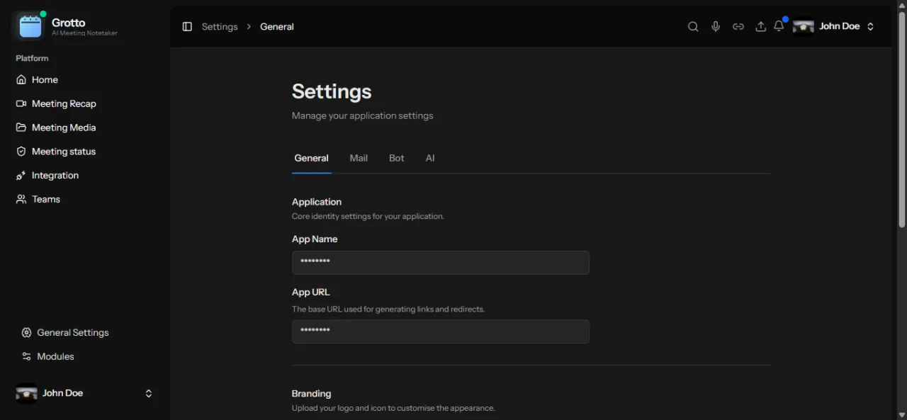 Grotto - AI Meeting Notetaker and Summarizer Platform — screenshot 5