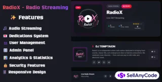 RadioX - Radio Streaming App