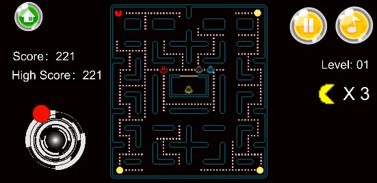 Pacman Game Mobile Unity Game+AdMob+Android — screenshot 2