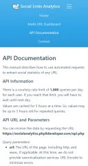 Social Links Analytics