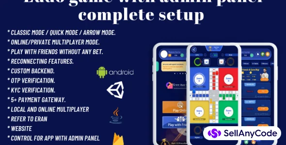 Ludo Magic v2 Tournament Real Money Earning Android App with Admin Setup