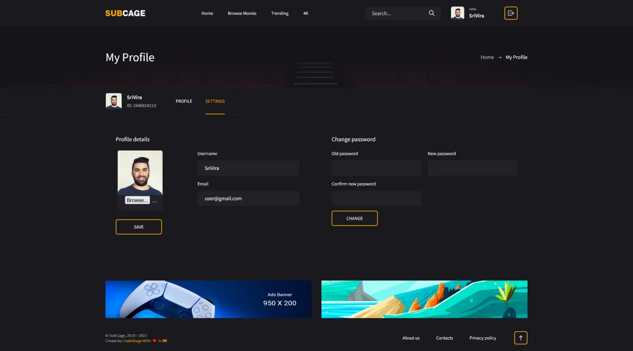 SubCage - Subtitle Sharing Platform — screenshot 4