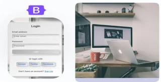 Modern Login Page Bootstrap5 Form