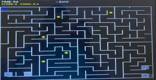 Maze Game in C++ with -10 Levels