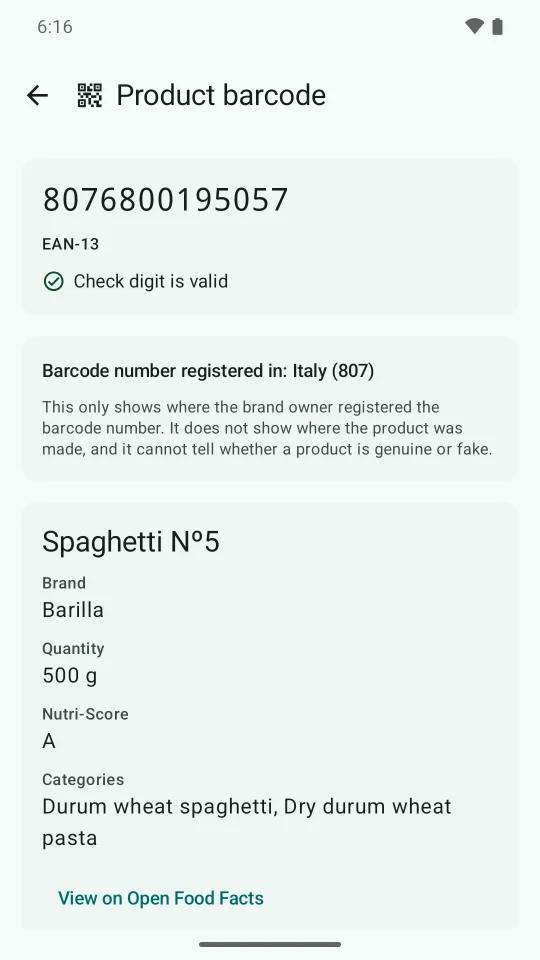Safe QR & Barcode Scanner Android + iOS — screenshot 3