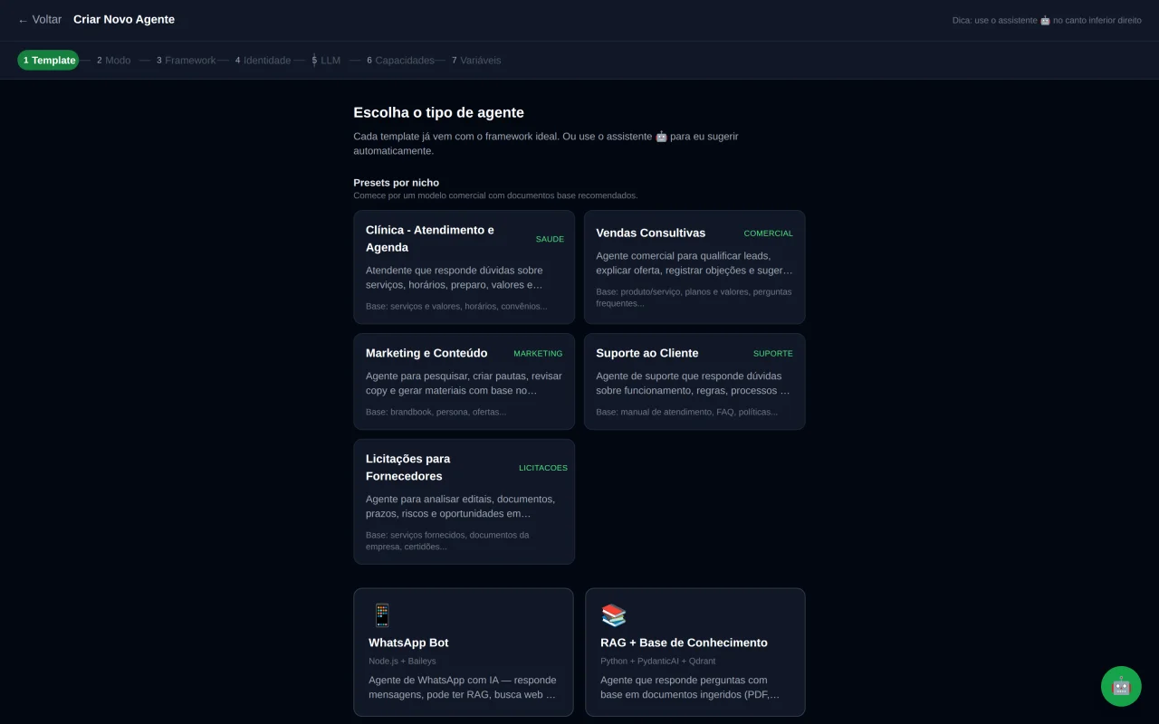 GENESIS AI Agent Builder Platform (Self-Hosted) — screenshot 1