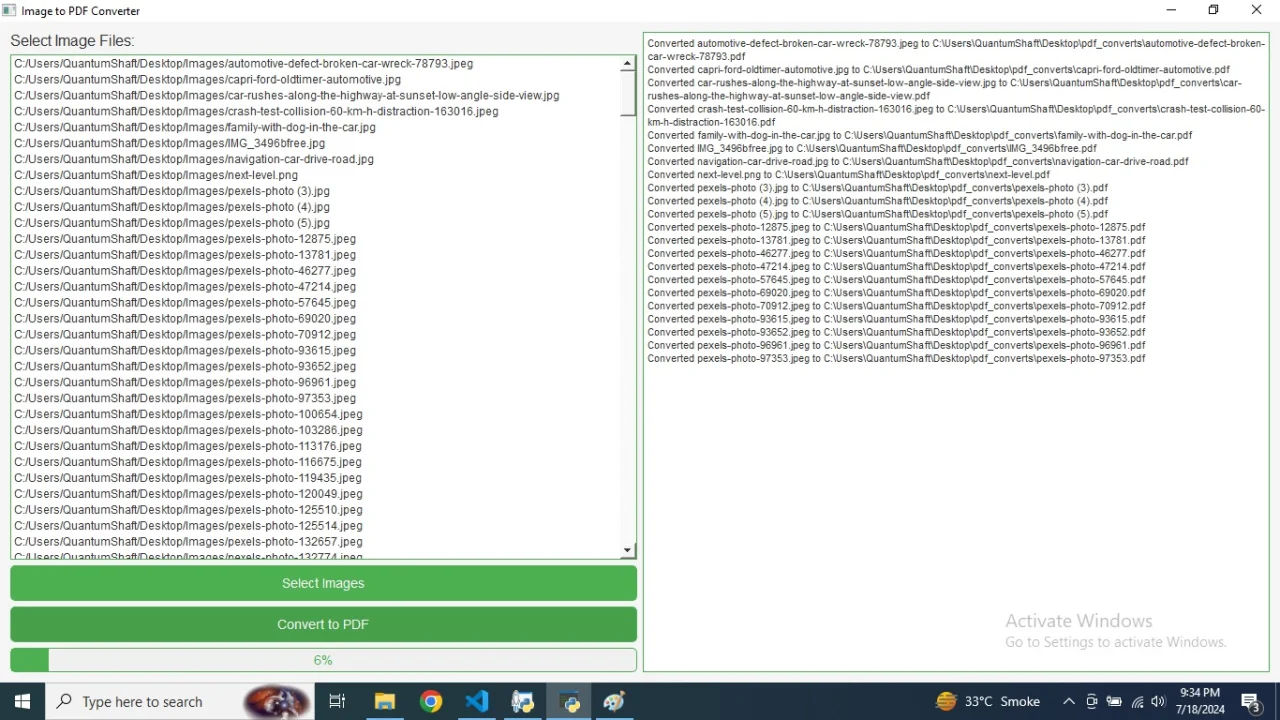 Batch Images to PDF Converter — screenshot 2