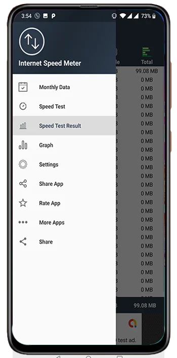 Internet Speed Test & Internet Daily Usage | AdMob | Firebase — screenshot 2