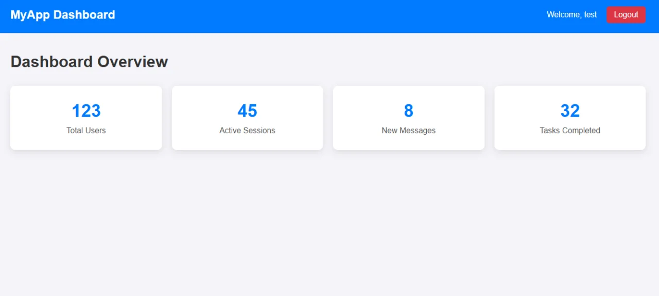 Secure PHP Authentication System with Modern Dashboard — screenshot 3