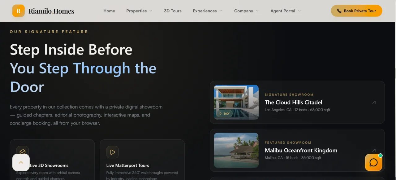 Riamilo Homes - Next.js Real Estate Template — screenshot 2