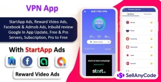 Pro VPN App | Secure VPN App & Fast VPN | Subscription | StartApp Ads | Facebook & AdMob Ads