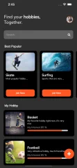 Hobbies - Social Full Flutter v.2.10 App with Chat | Web Admin Panel | GetX | Hive