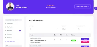 Online Learning School Template with Student, Teachers and Admin Dashboard
