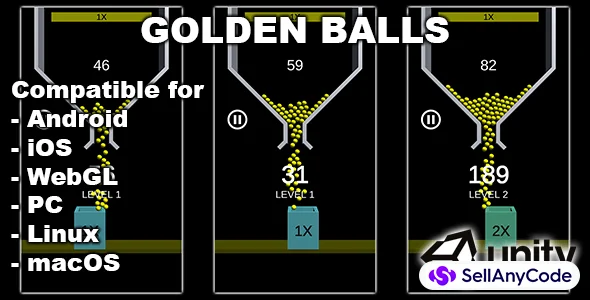 Golden Balls - Unity Source Code with AdMob Ads