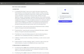 Contract Aura | Generate Legal Contracts Using AI