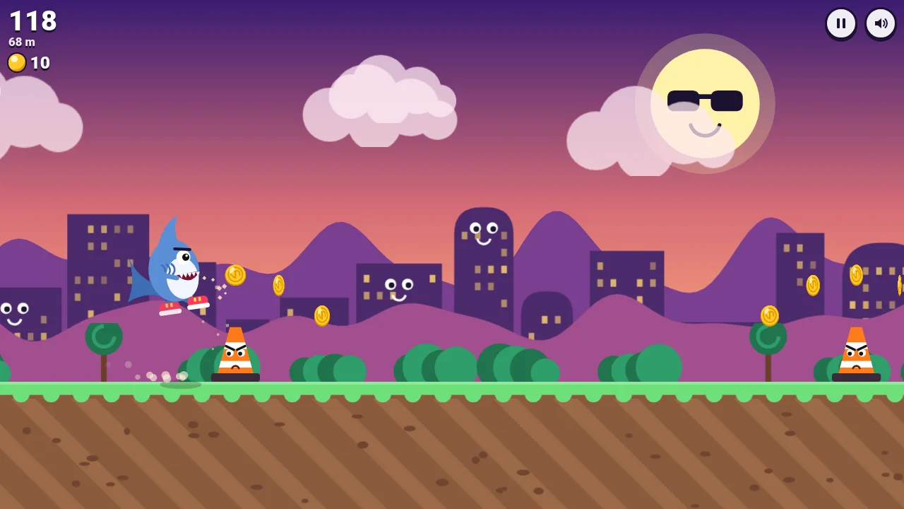 Brainrot Dash - HTML5 Endless Runner Game (Source Code) — screenshot 2