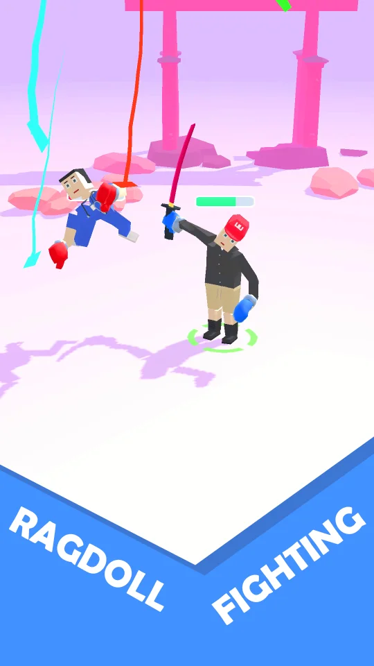 Block Fighting – Active Ragdoll – Unity Source Code — screenshot 1