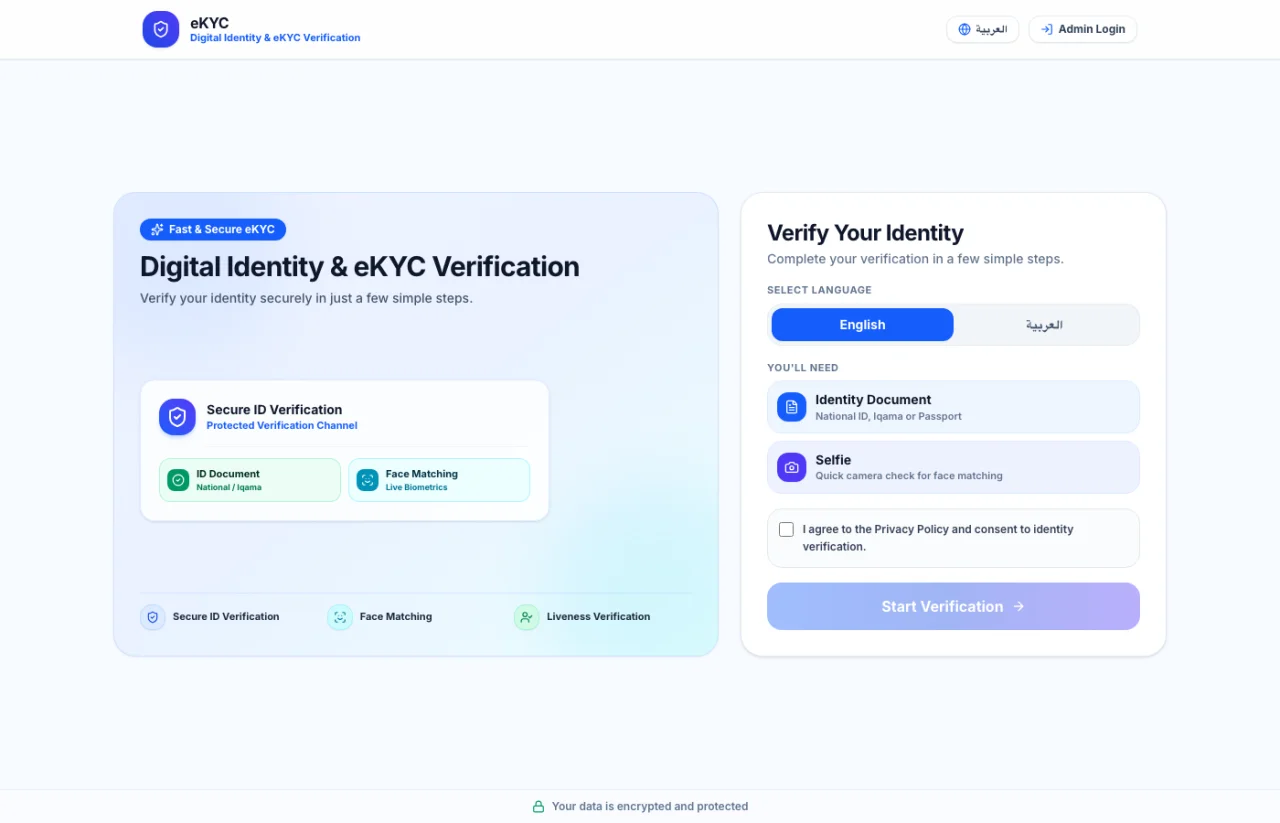 eKYC & Digital Identity System — screenshot 1