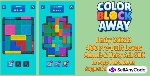 Color Block Away - Unity Source Code