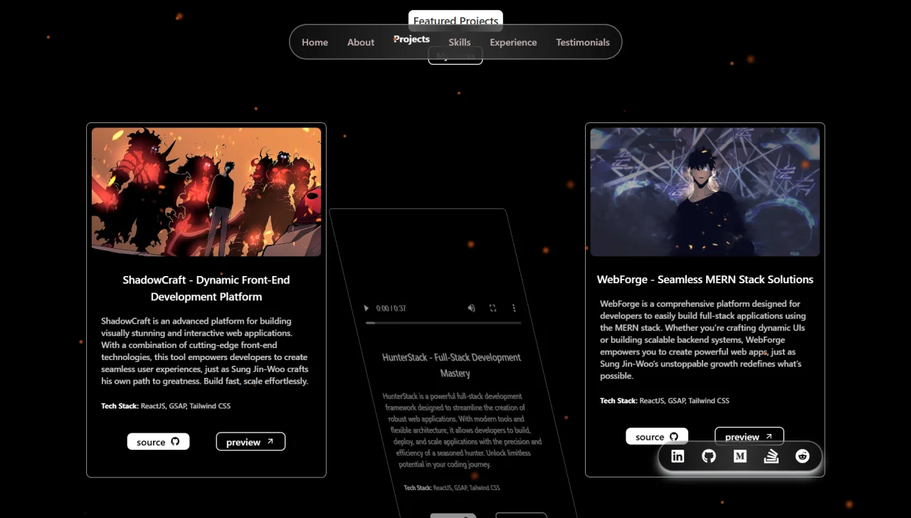 Portfolio Template — screenshot 1