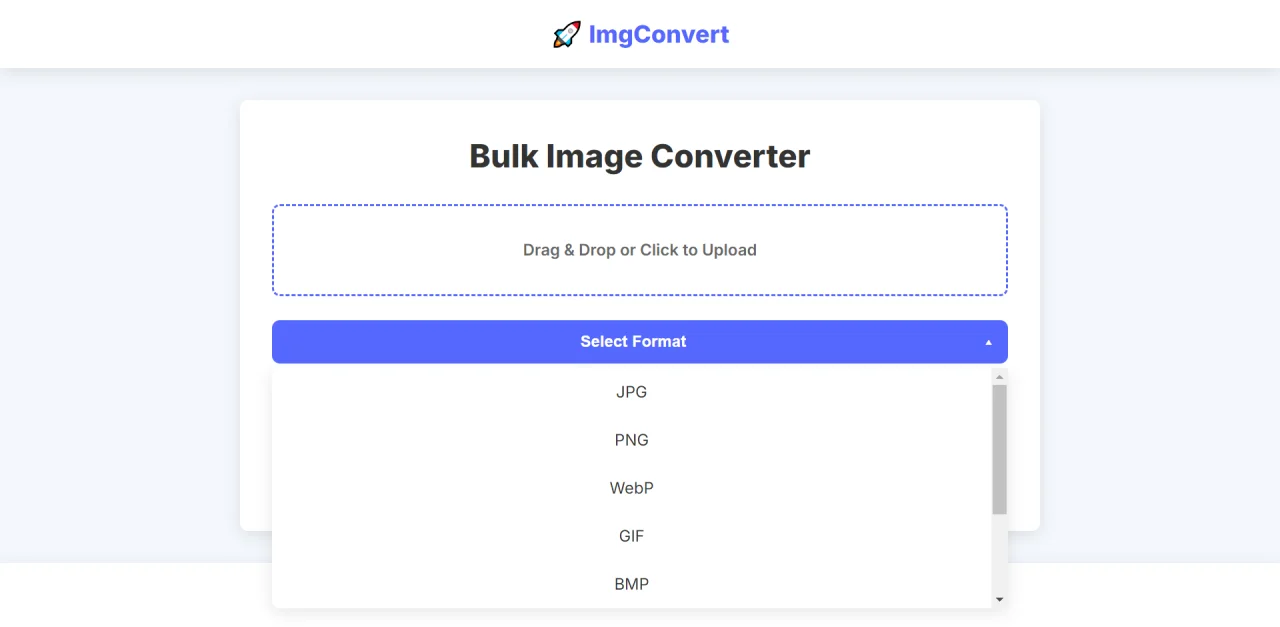 All-in-One Image Converter Convert JPG, PNG, WEBP, GIF & More — screenshot 2