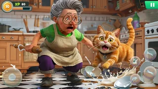 Bad Cat Simulator: Prank Gran