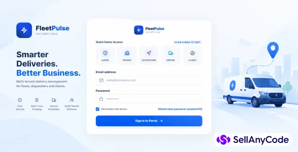 FleetPulse Enterprise Multi-Tenant Delivery Operating System