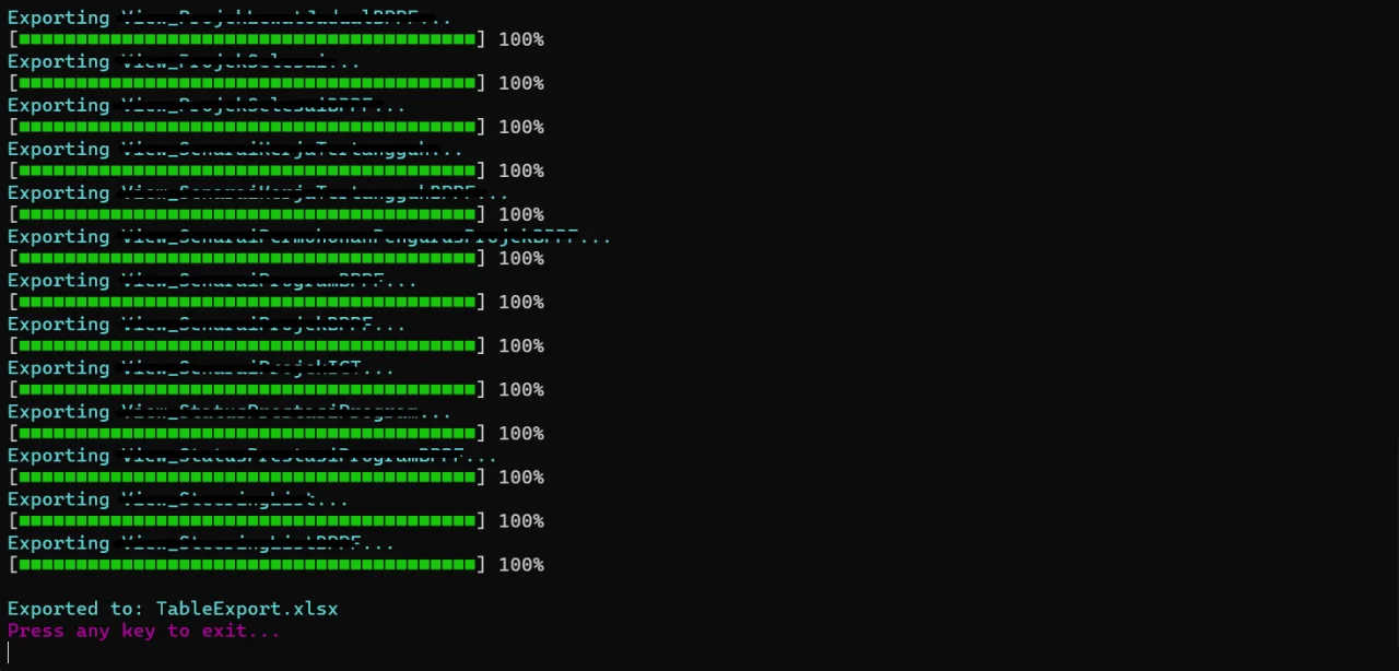 SchemaExportPlus — screenshot 2
