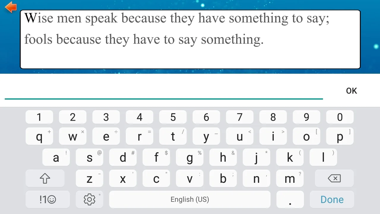 Typing Test - Unity Source Code — screenshot 4