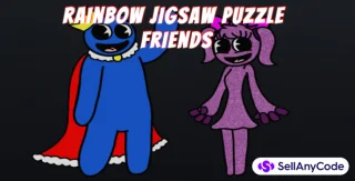 Rainbow Jigsaw Puzzle Friends