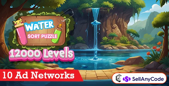 Water Sort Unity Source Code 12000 Levels 10 Ad Networks